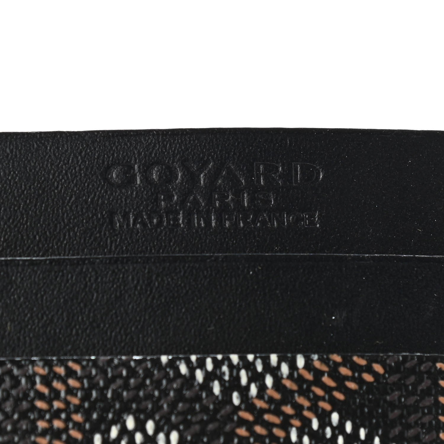 Goyard Goyardine Saint Sulpice Card Holder Black 6 of 6