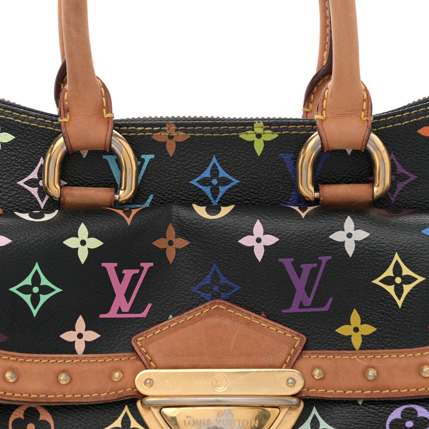 Louis Vuitton Monogram Multicolor Rita Black 8 of 18