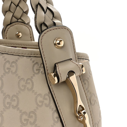 Gucci Guccissima Small Pelham Shoulder Bag Off White 13 of 14