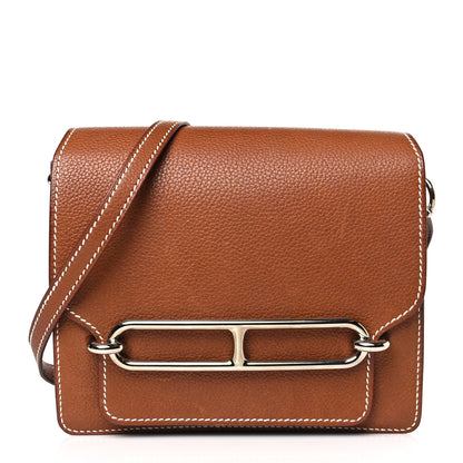 Hermes Barenia Faubourg Mini Sac Roulis Fauve 1 of 11