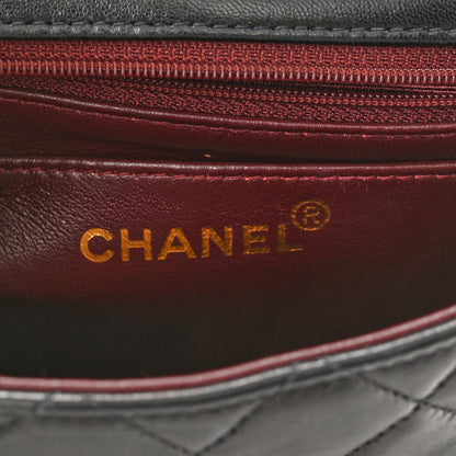 Chanel Lambskin Quilted Mini Square Flap Black 6 of 10