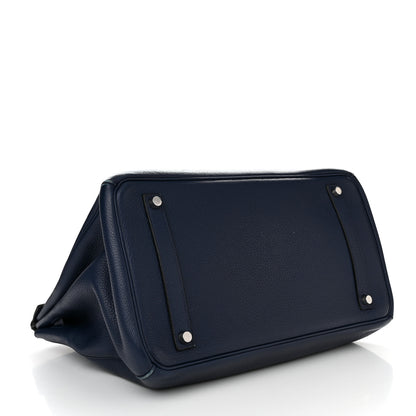 Hermes Togo Birkin 35 Bleu Marine 7 of 12