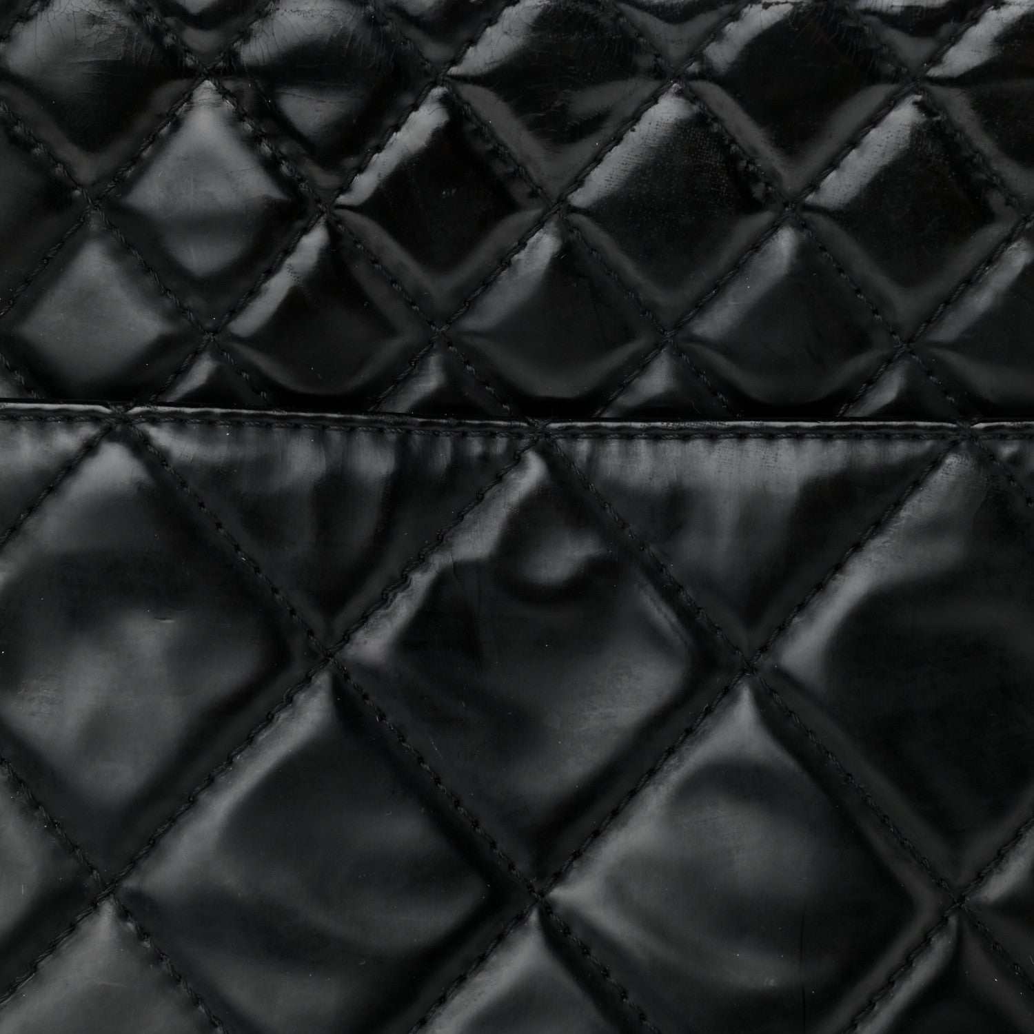 Chanel Vinyl Quilted In The Business Tote Black 11 of 14