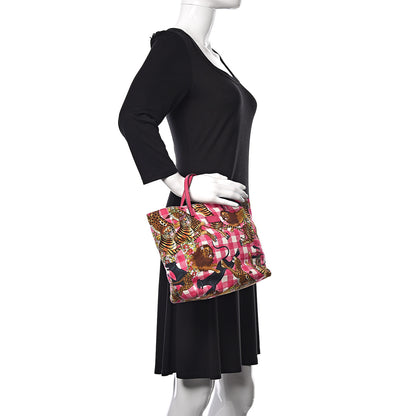 Gucci Canvas Kids Tiger Print Tote Multicolor 2 of 10