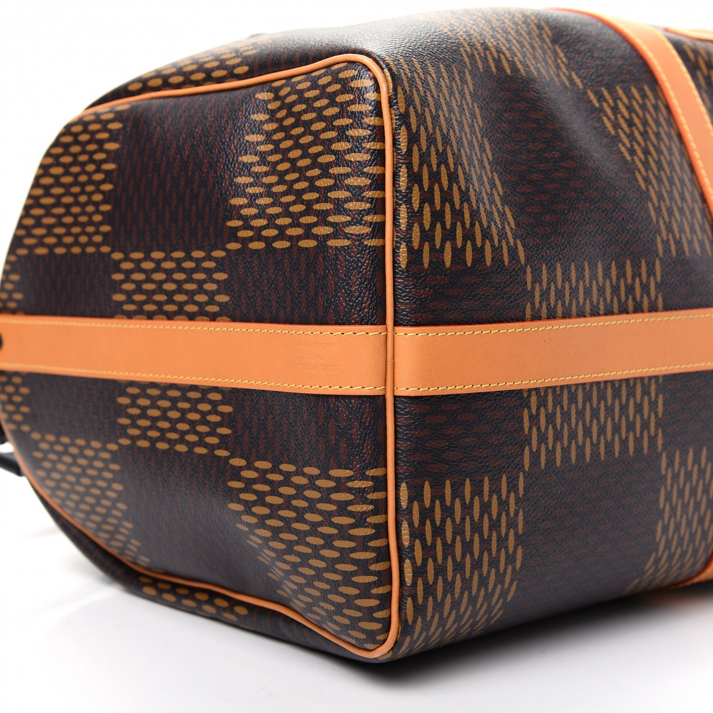 X NIGO Giant Damier Ebene Monogram Keepall Bandouliere 50