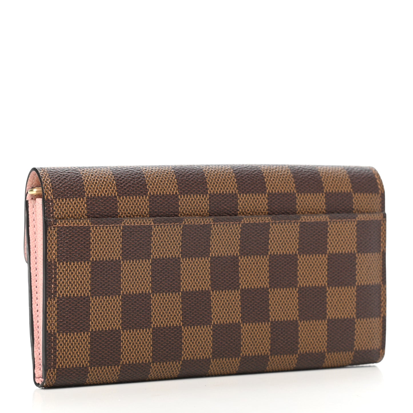 Damier Ebene Sarah Wallet NM Rose Ballerine