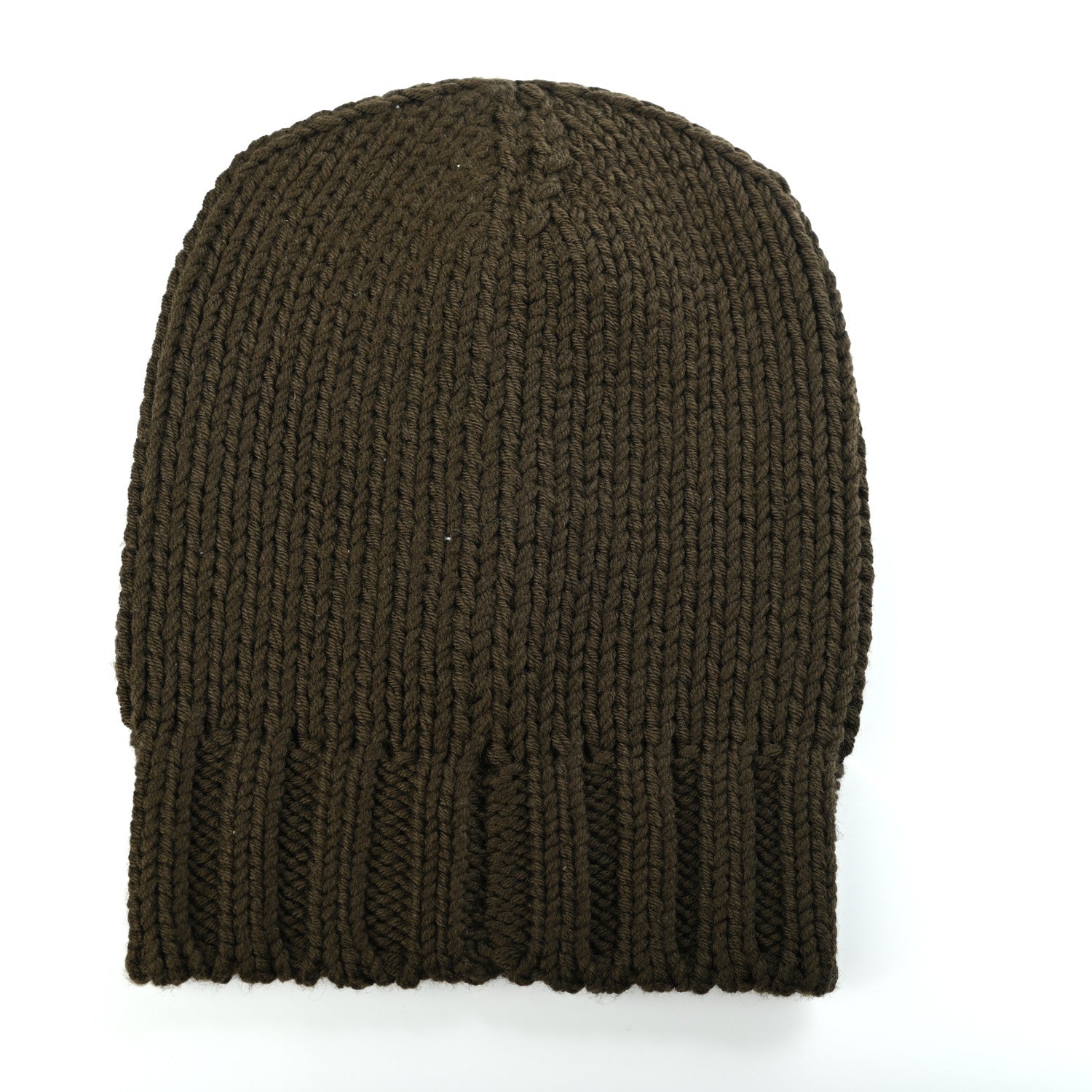 Gucci Wool Shark Beanie Hat M 58 Olive 3 of 4