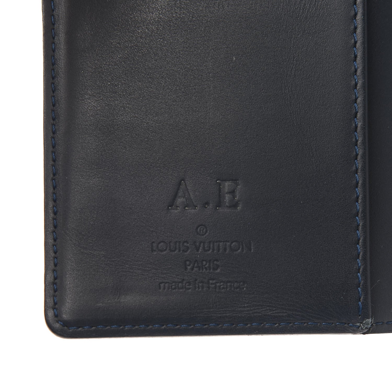 Louis Vuitton Vernis Small Ring Agenda Cover Blue Infini 5 of 6