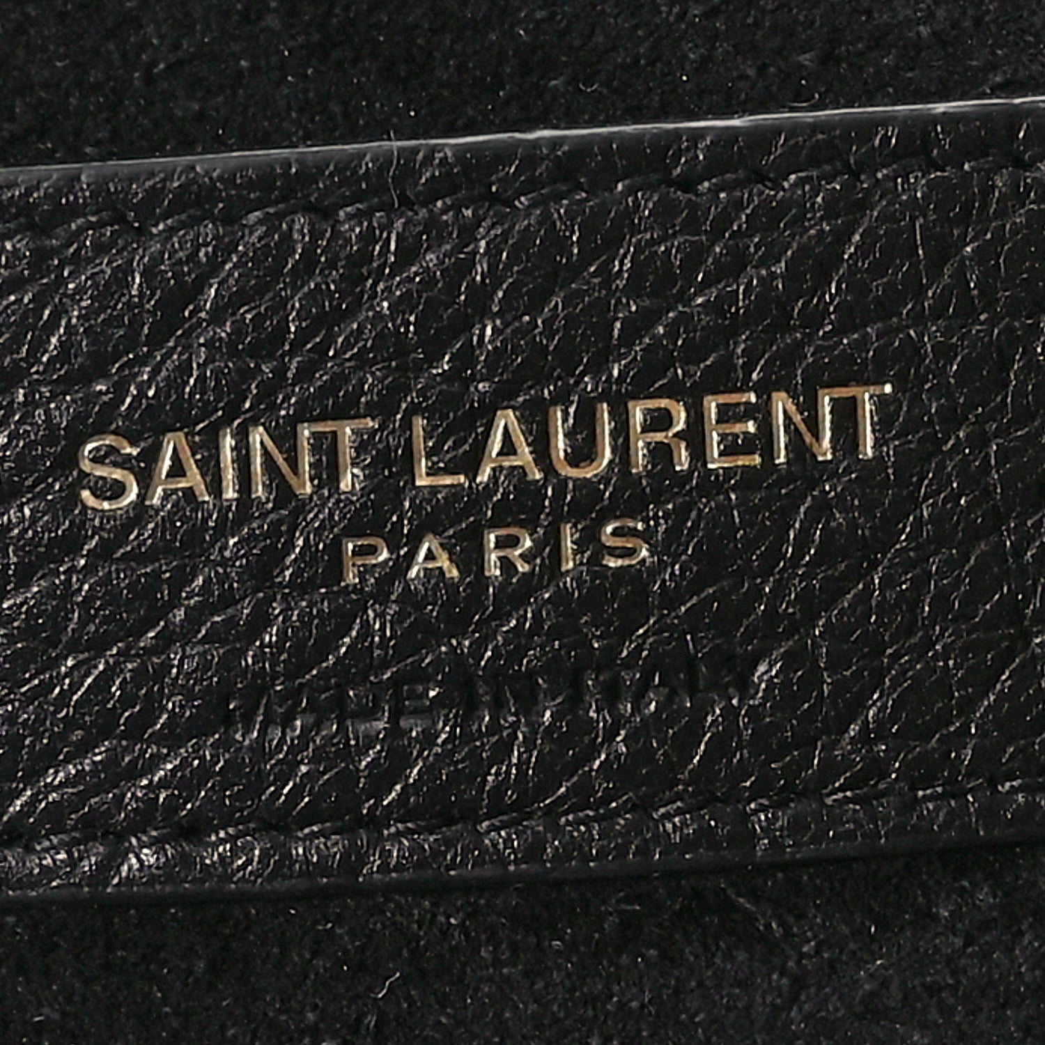 Saint Laurent Grained Deerskin Bea Tote Black 6 of 10