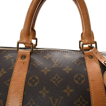Louis Vuitton Monogram Keepall Bandouliere 55 7 of 9