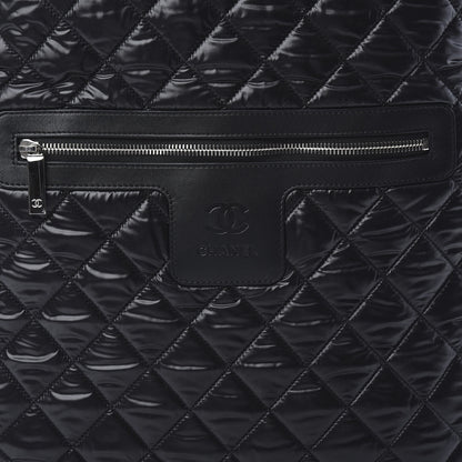 Chanel Nylon Quilted XL Coco Cocoon Backpack Black 7 of 9