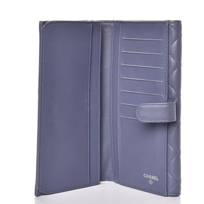 Chanel Lambskin Quilted Long Flap Wallet Lavender 5 of 13