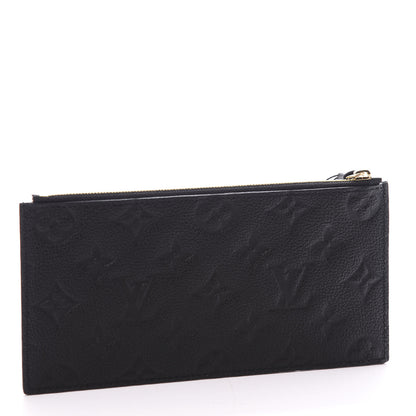 Louis Vuitton Empreinte Felicie Chain Wallet Zippered Insert Black 2 of 7