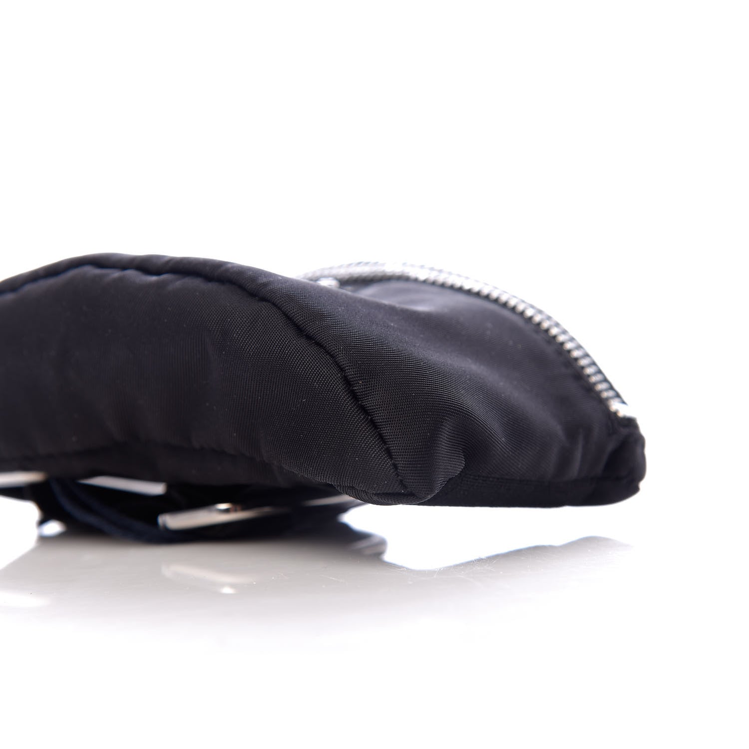 Prada Tessuto Nylon Wrist Pouch Black 8 of 9