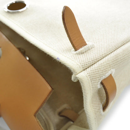 Hermes Toile HERBAG GM Backpack Bag Natural 11 of 11