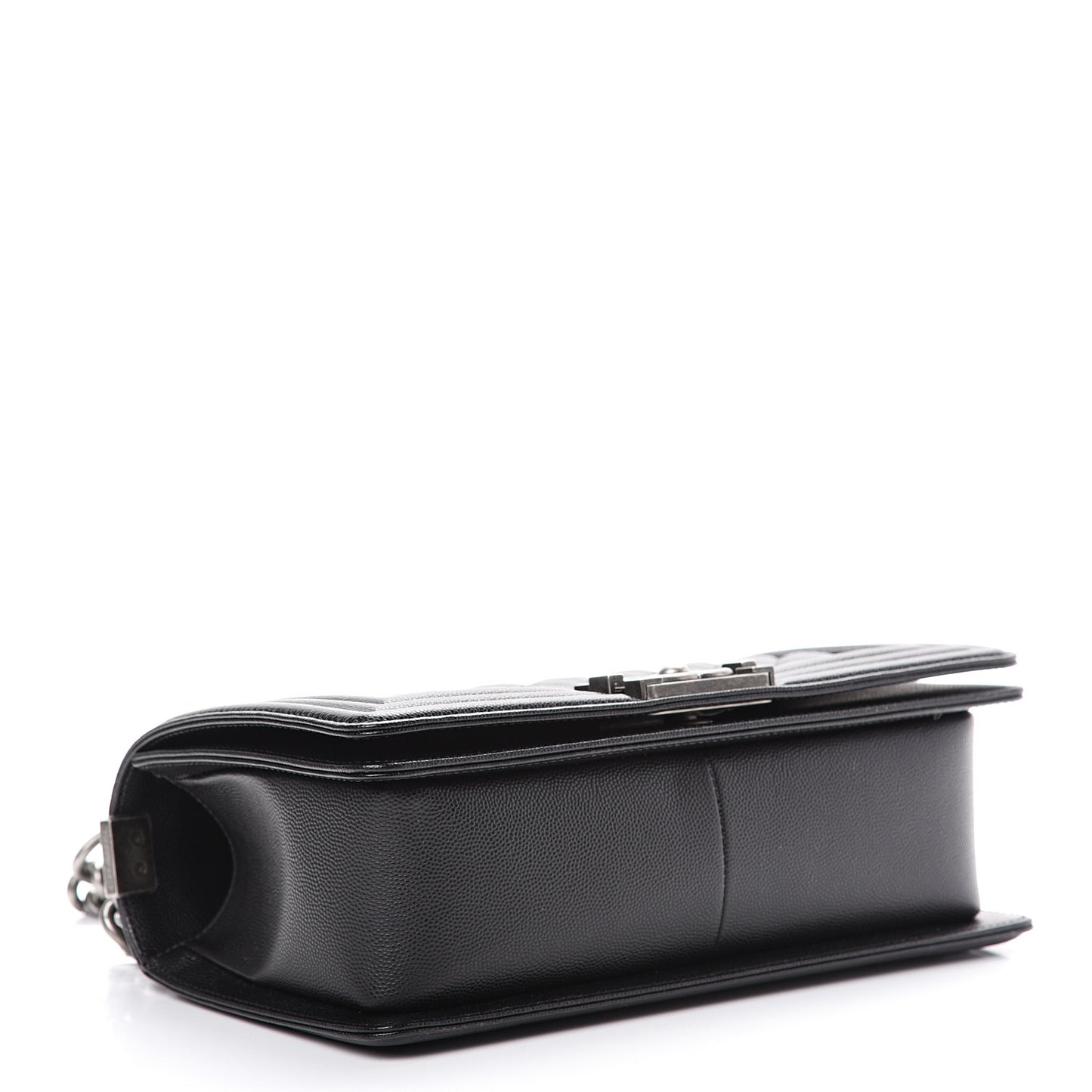 Caviar Quilted Medium Boy Flap Black
