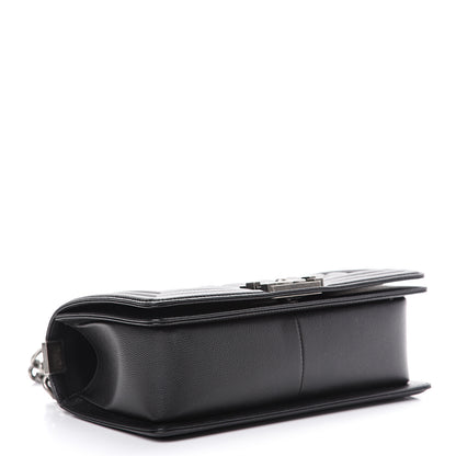 Chanel Caviar Quilted Medium Boy Flap Black 3 of 9