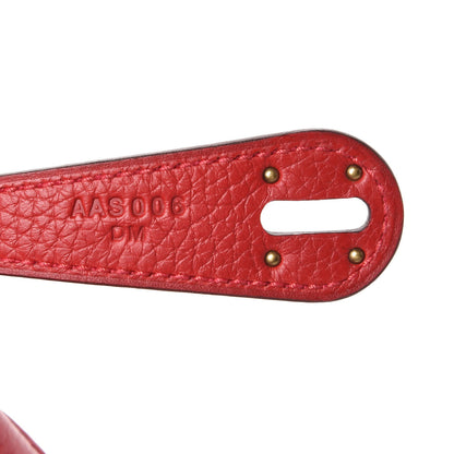 Hermes Taurillon Clemence Lindy 26 Rouge Casaque 7 of 14