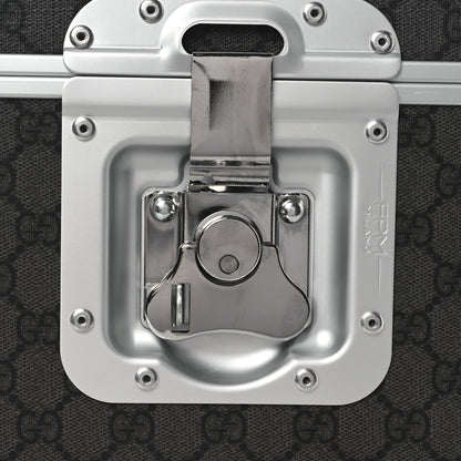 Gucci GG Supreme Monogram Aluminum Porter Beauty Case Silver 11 of 15