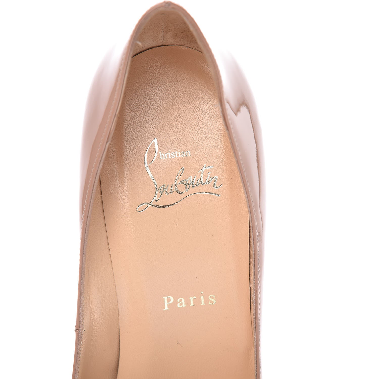 Christian Louboutin Patent So Kate 120 Pumps 39 Nude 6 of 10