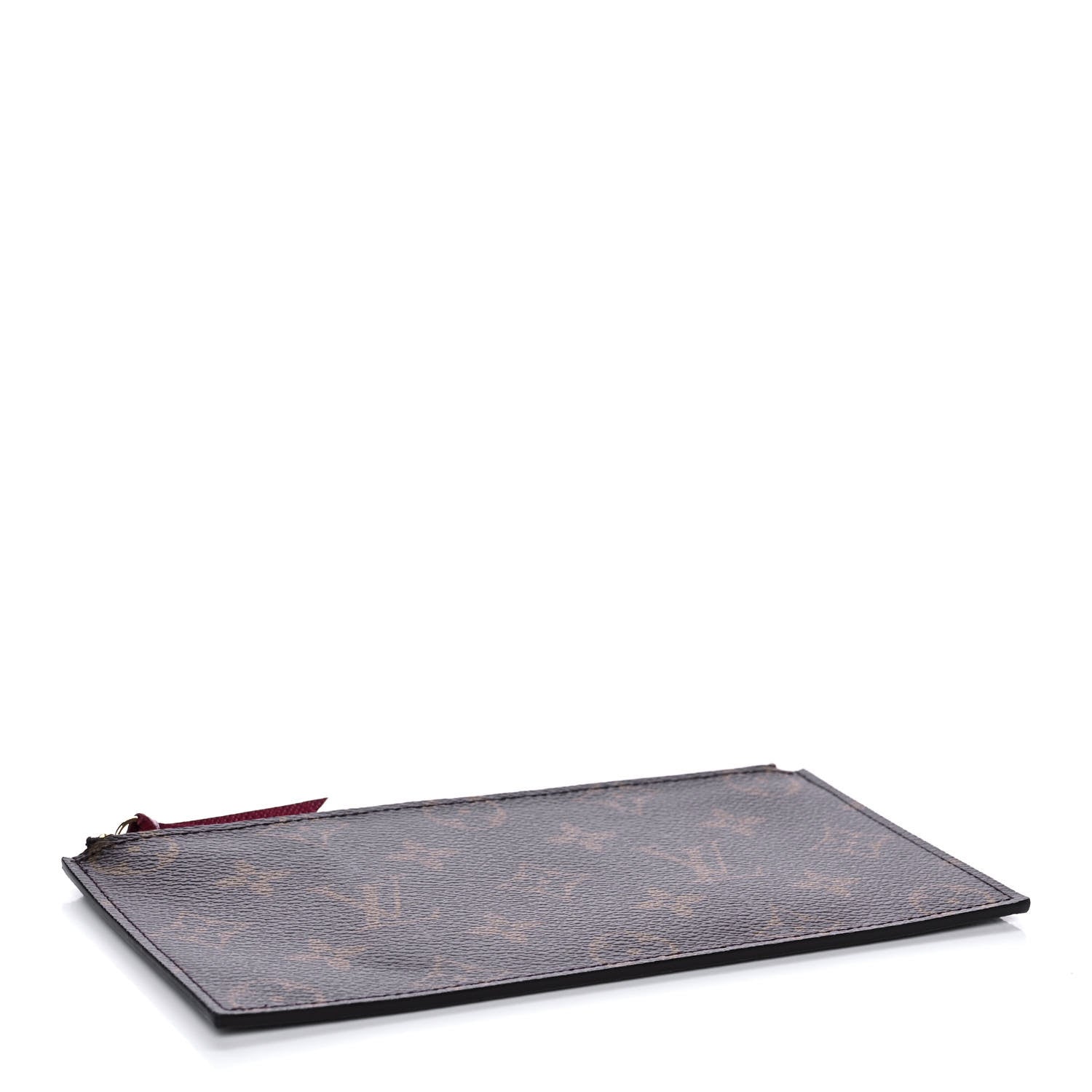 Louis Vuitton Monogram Felicie Chain Wallet Zippered Insert Fuchsia 4 of 8
