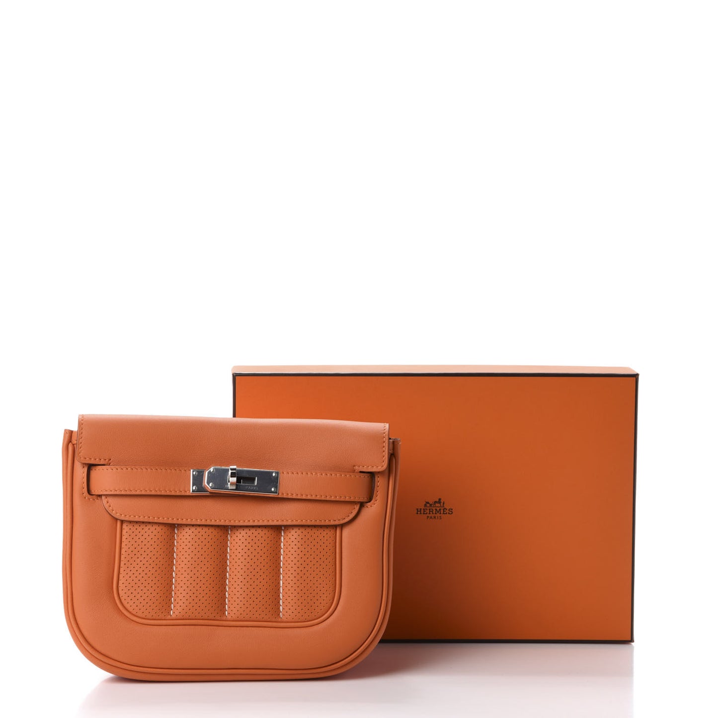 Veau Swift Mini Sac Berline Orange