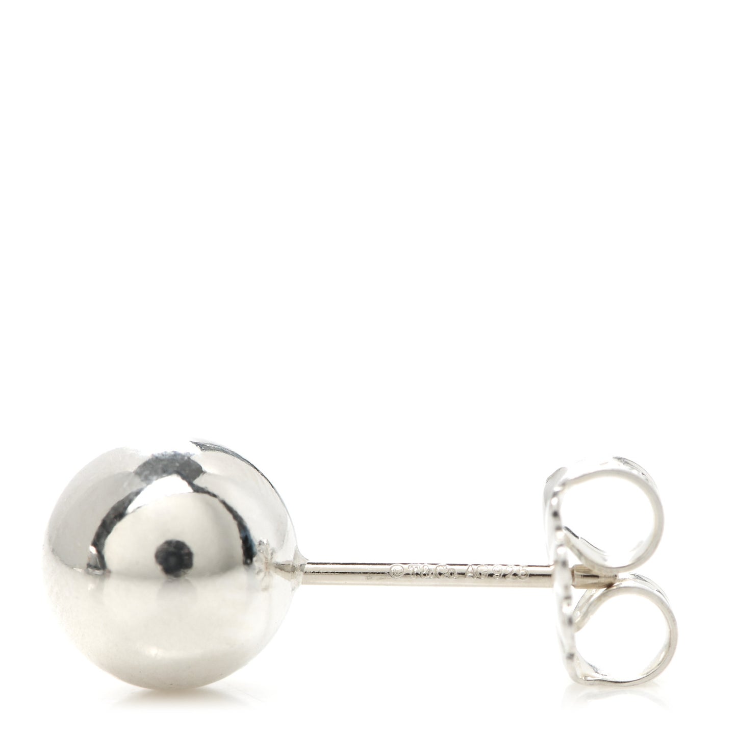 Sterling Silver 8mm HardWear Ball Earrings
