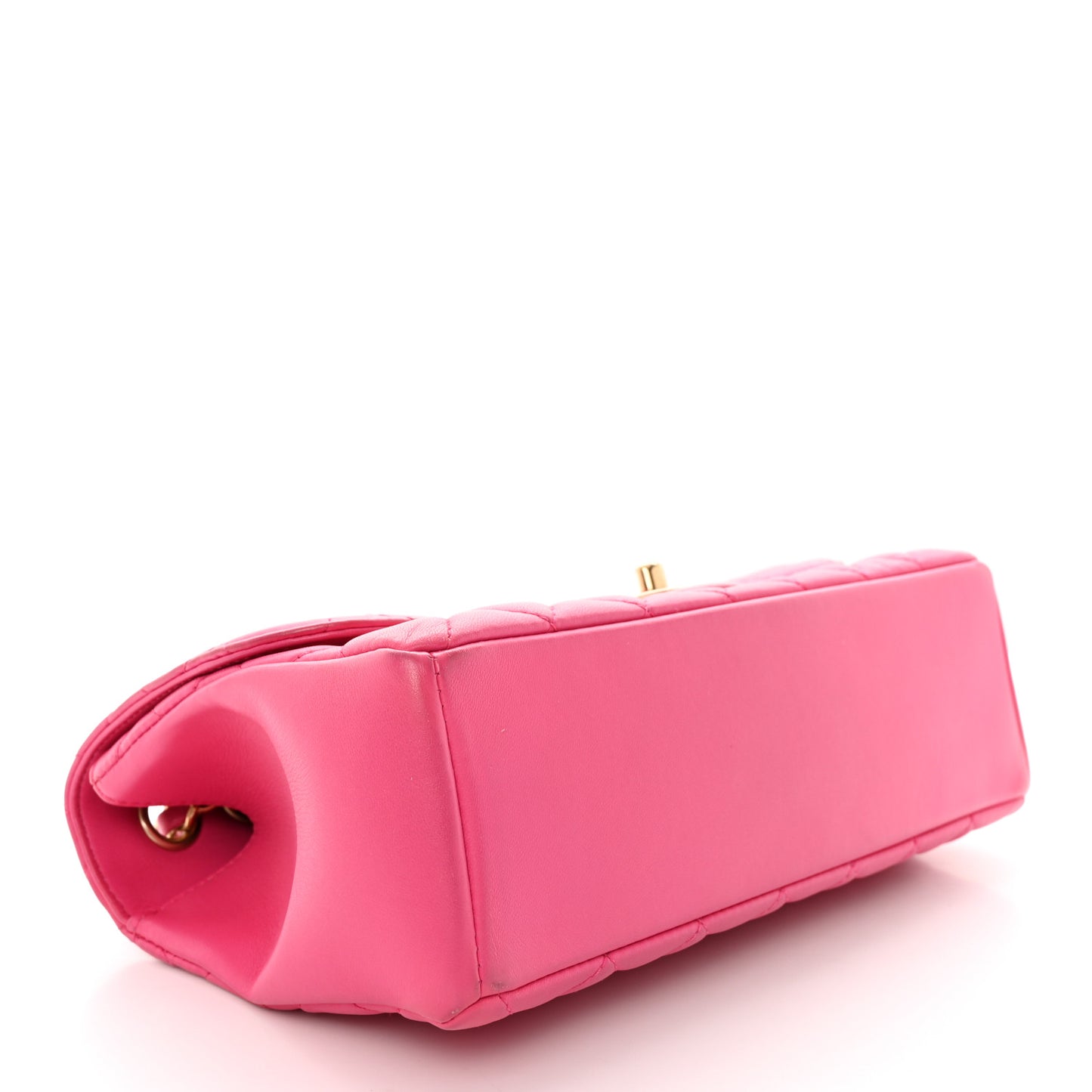 Lambskin Quilted Medium Mademoiselle Chic Flap Pink