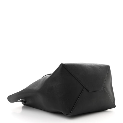 Celine Soft Grained Calfskin Medium Belt Cabas Phantom Black 4 of 10