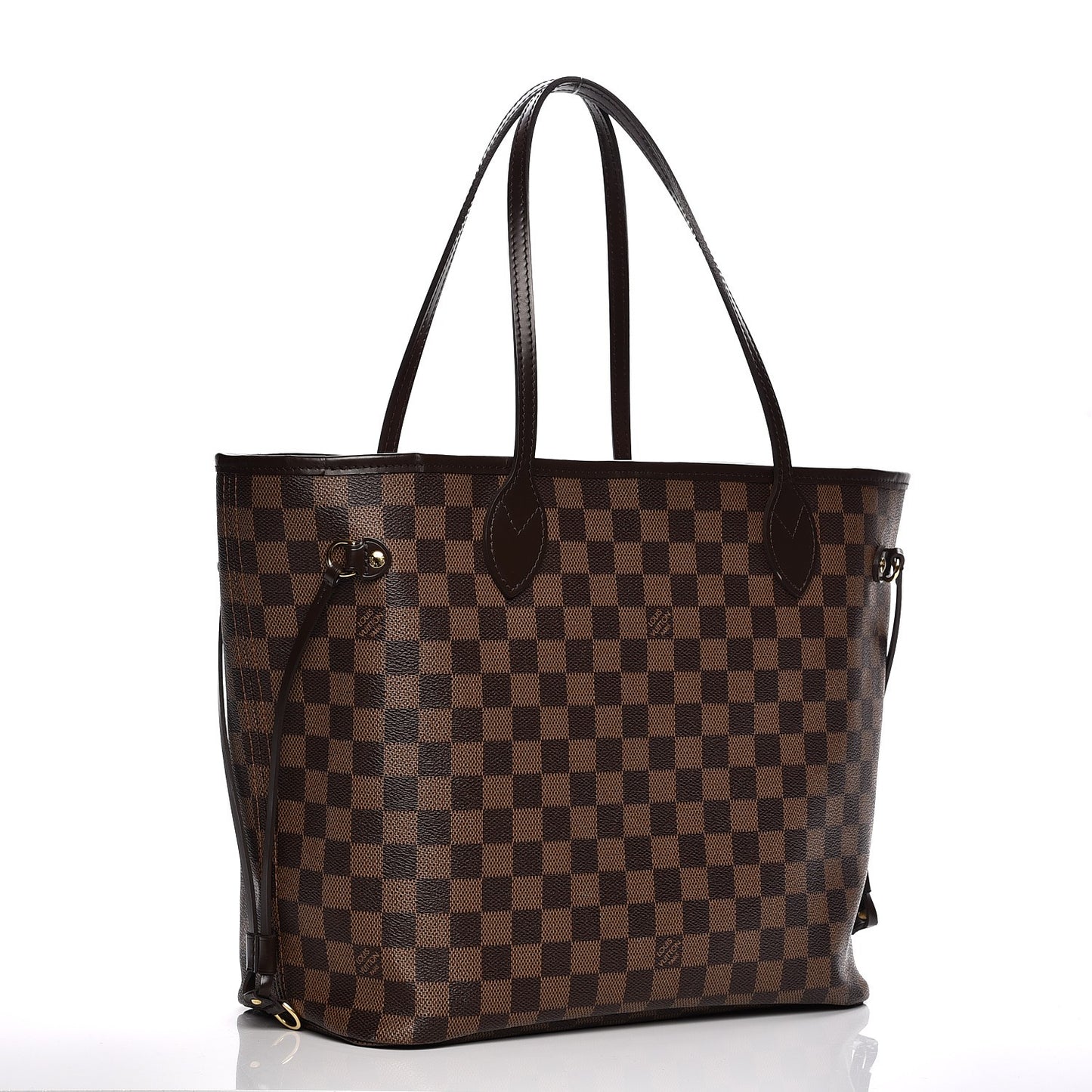 Damier Ebene Neo Neverfull MM Rose Ballerine