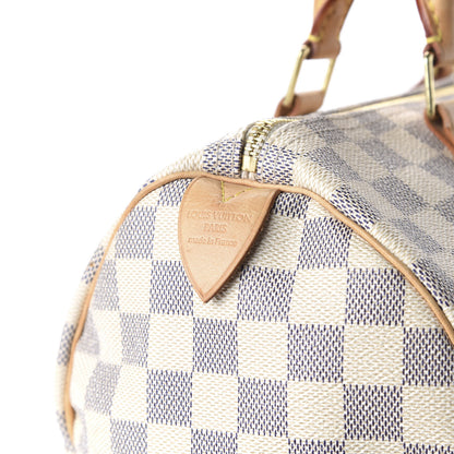 Louis Vuitton Damier Azur Speedy 30 8 of 12