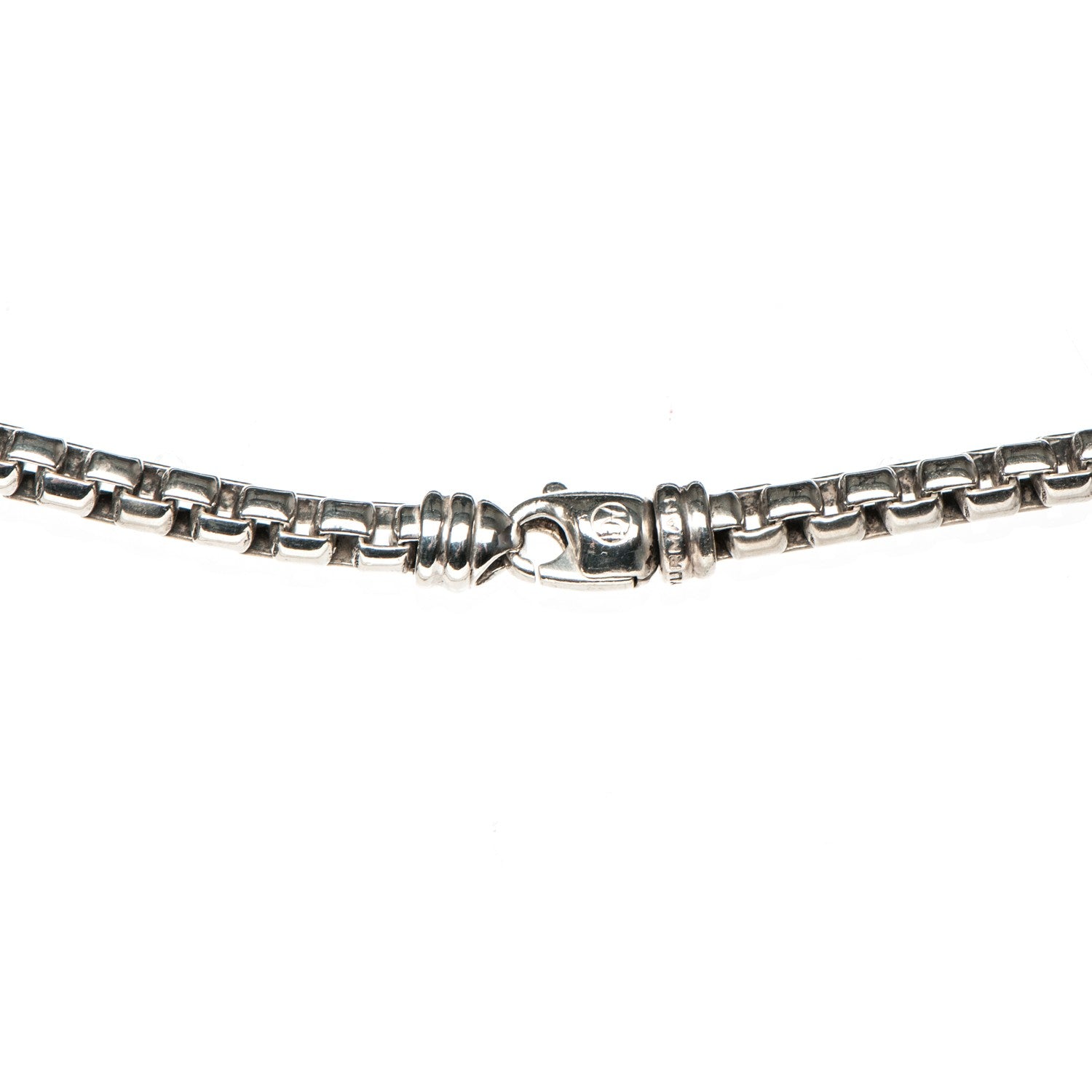 David Yurman Sterling Silver 5.2mm Box Chain Necklace 3 of 5