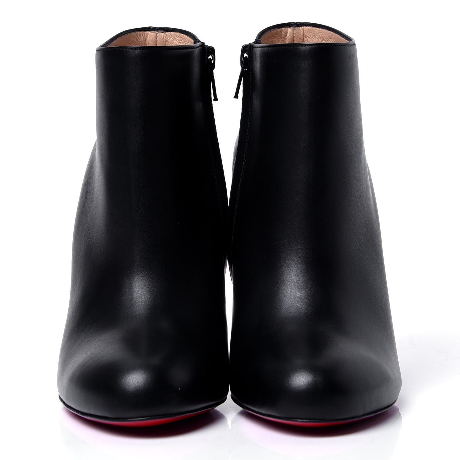 Christian Louboutin Calfskin Belle 100 Ankle Boots 38 Black 2 of 6