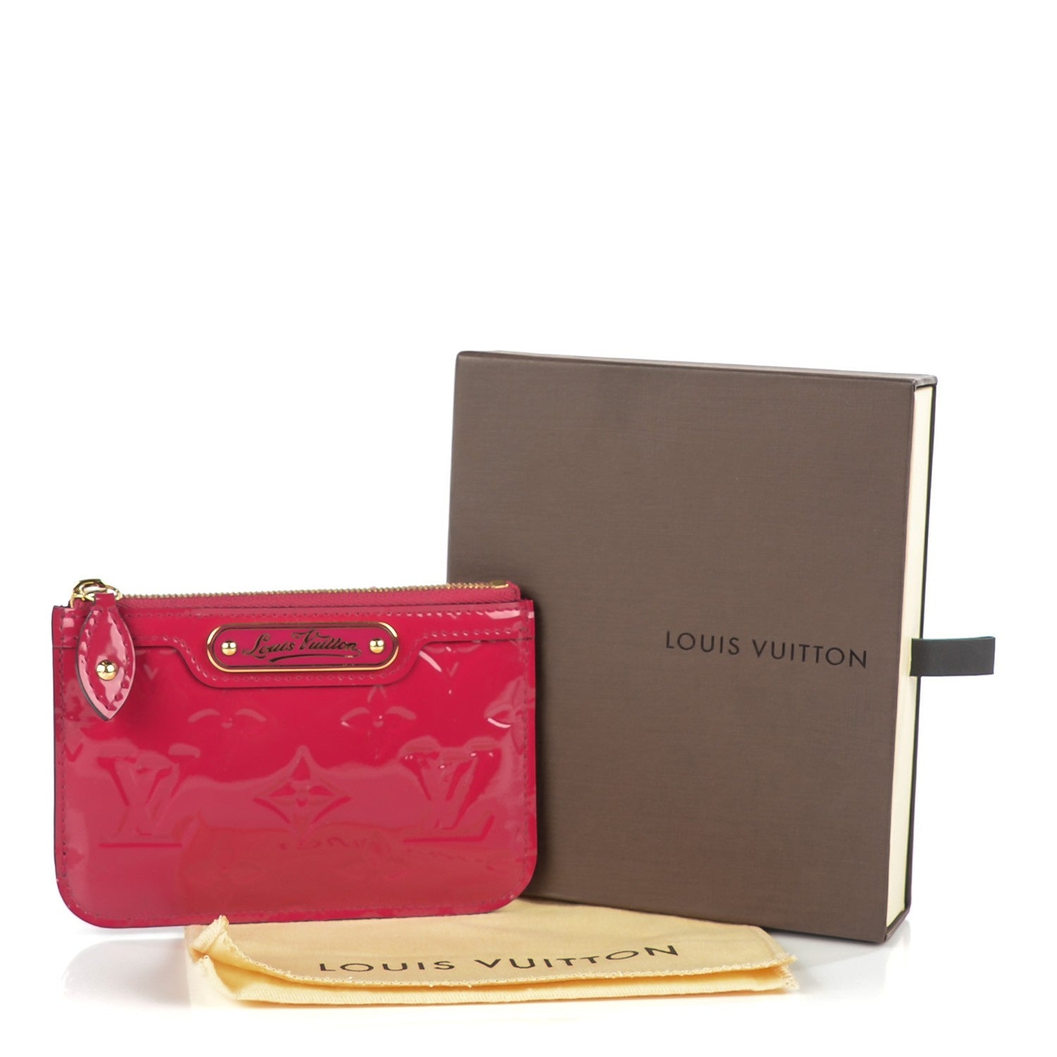 Louis Vuitton Vernis Key Pouch Rose Indien 8 of 8