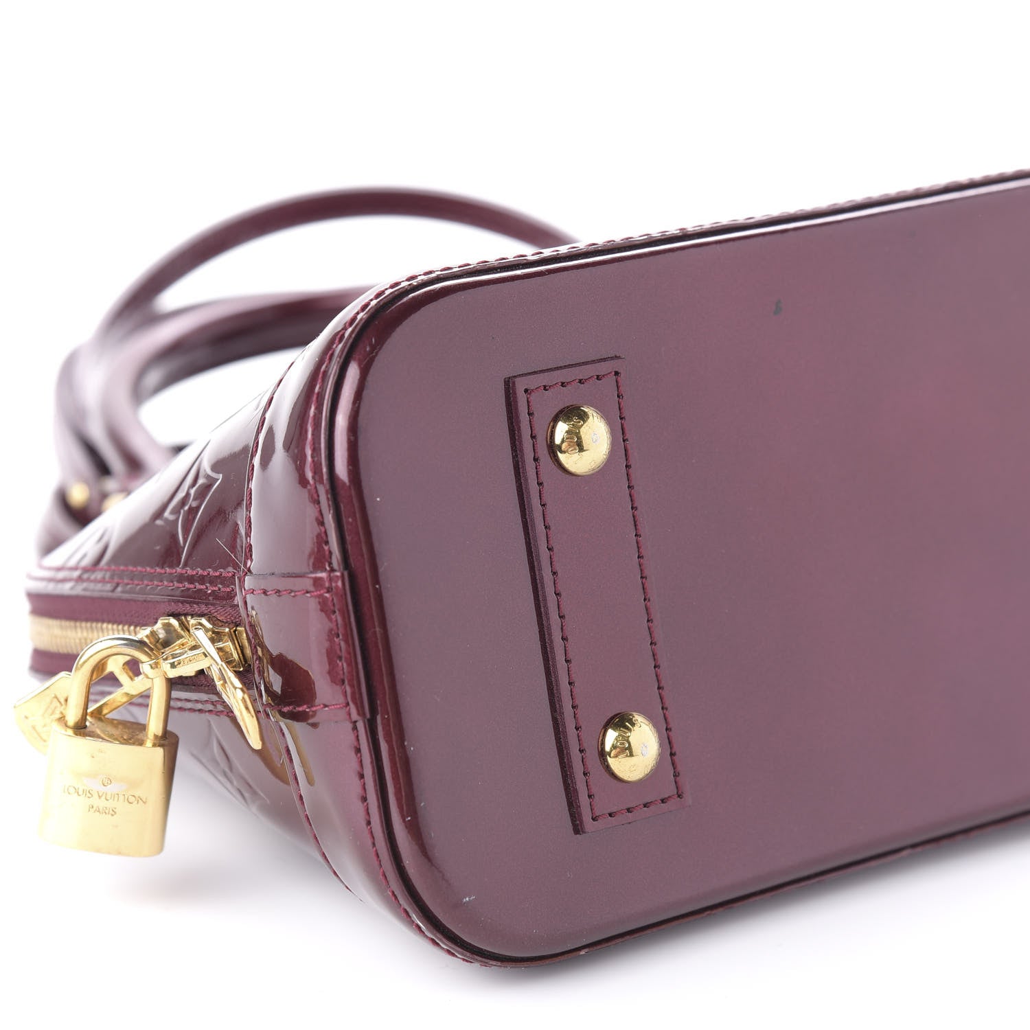 Louis Vuitton Vernis Alma BB Rouge Fauviste 6 of 9