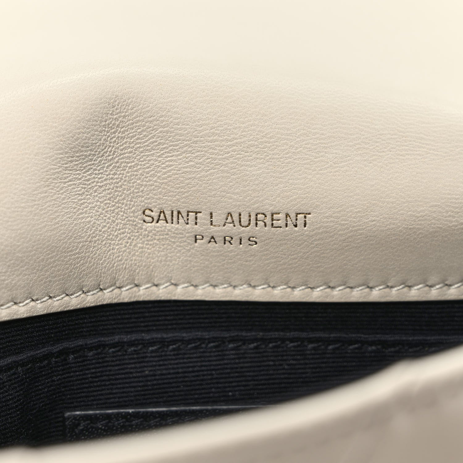 Saint Laurent Lambskin Monogram Jamie Belt Bag Crema Soft 6 of 10