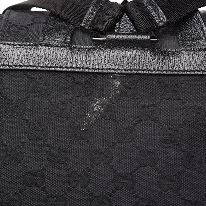 Gucci GG Monogram Single Buckle Backpack Black 12 of 14