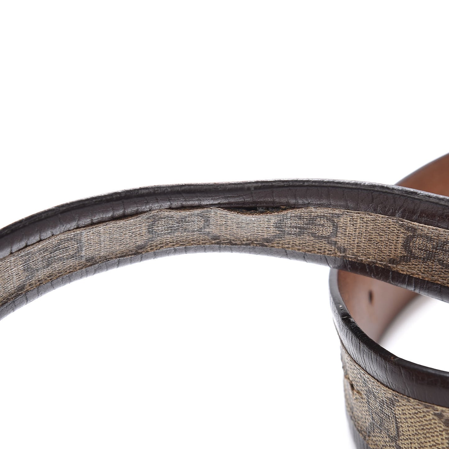 GG Supreme Monogram Niagara Lux Calfskin Interlocking G 40mm Belt 95 38 Beige Ebony Cocoa