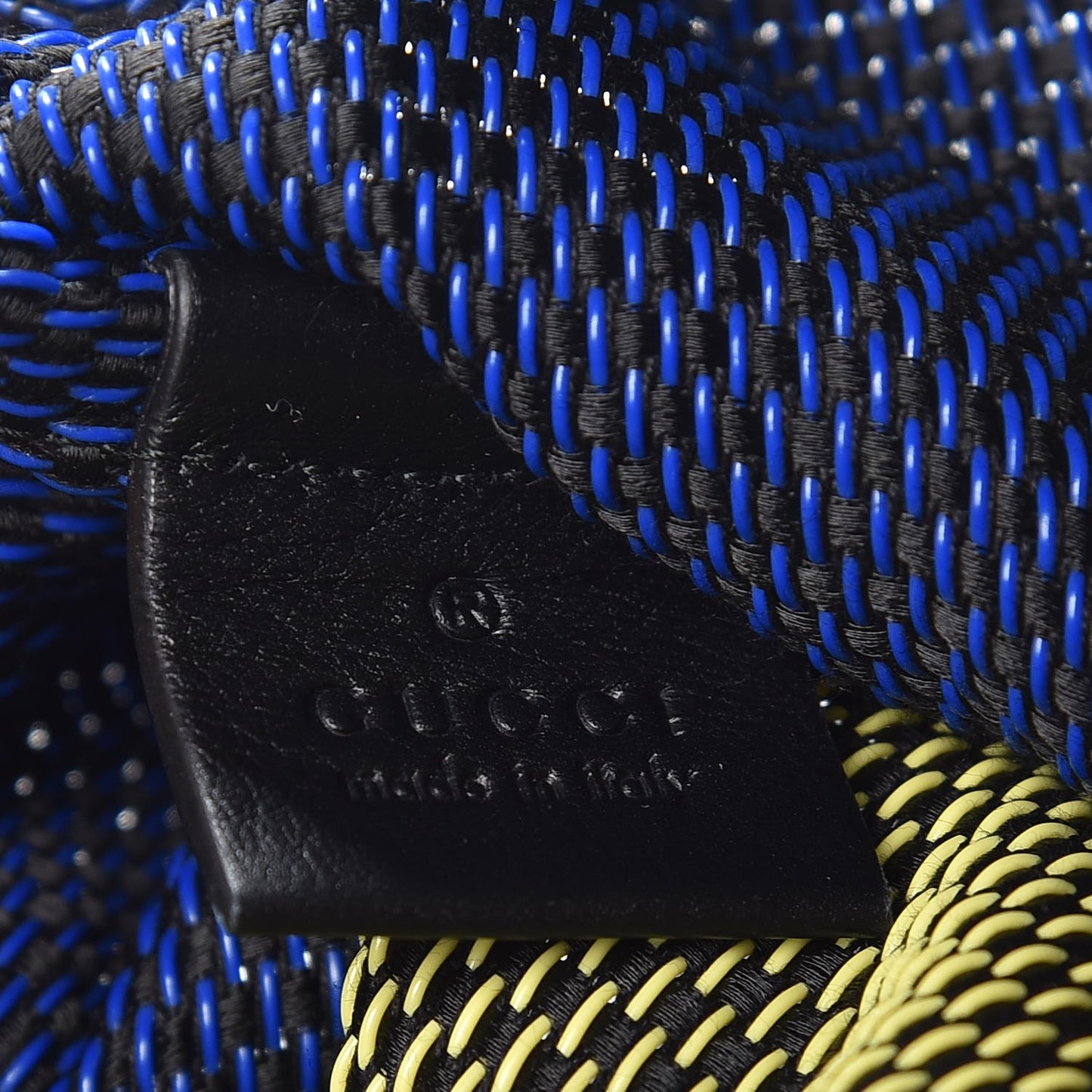 Woven Rubber Tote Multicolor