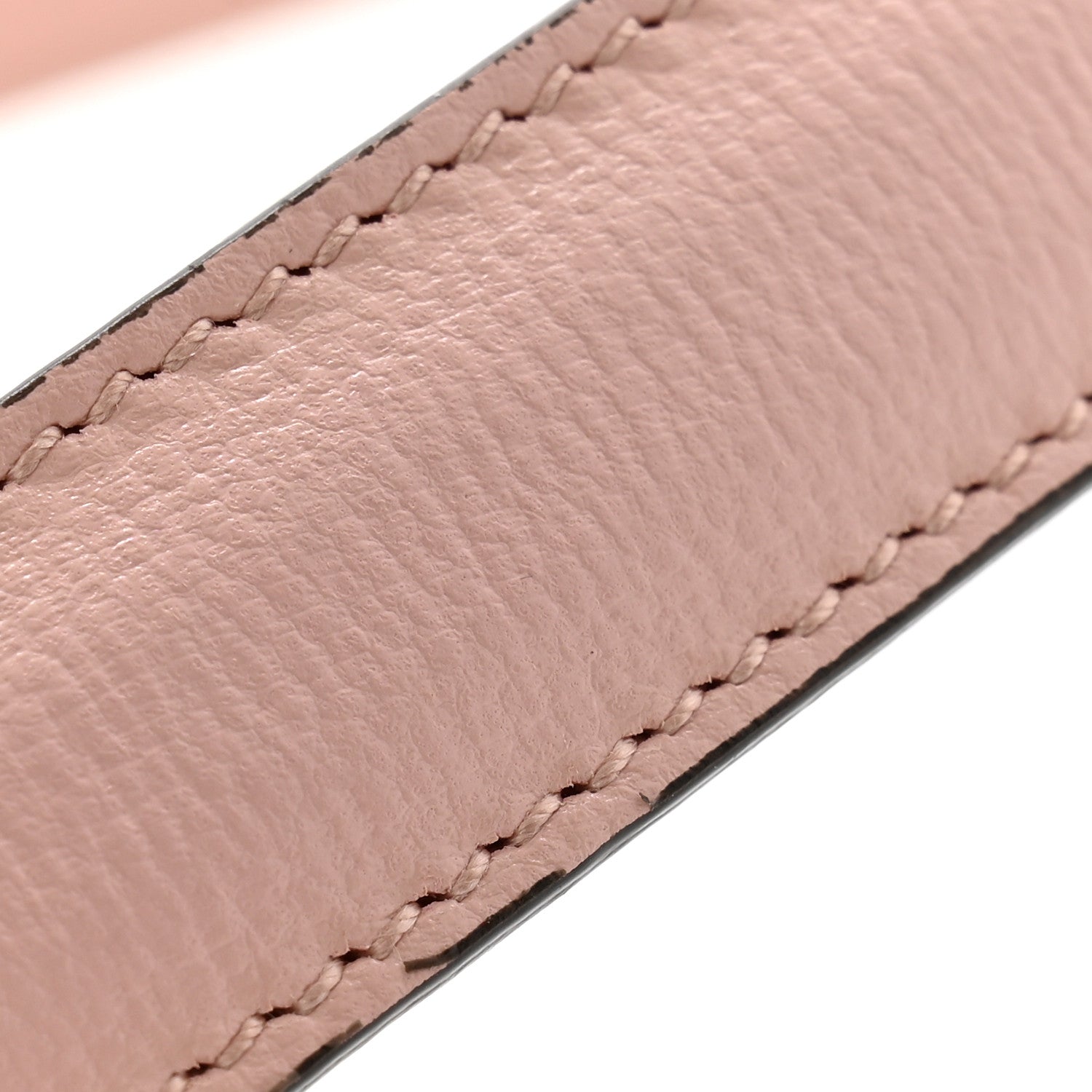 Gucci Azalea Calfskin Enamel Monochrome Double G 20mm Belt 85 34 Perfect Pink 7 of 9