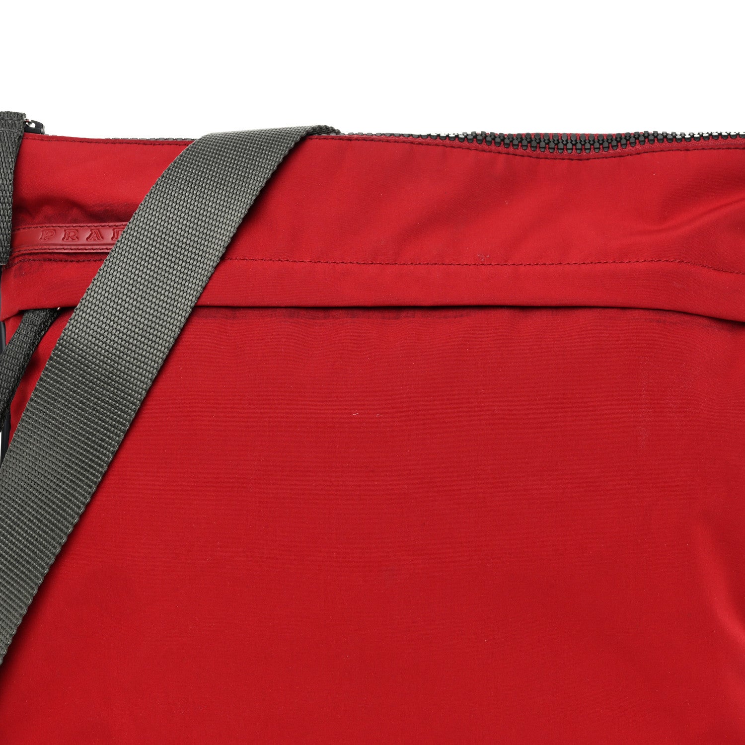 Prada Nylon Vela Sport Messenger Bag Scarlatto 9 of 16