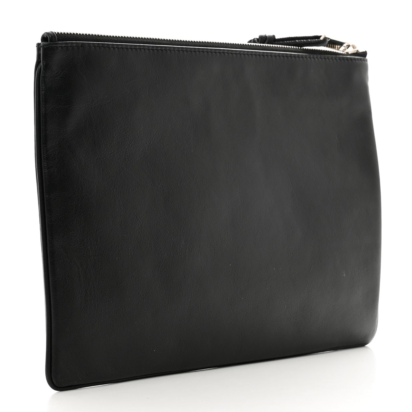 x KAWS Calfskin Bee Pouch Black Yellow