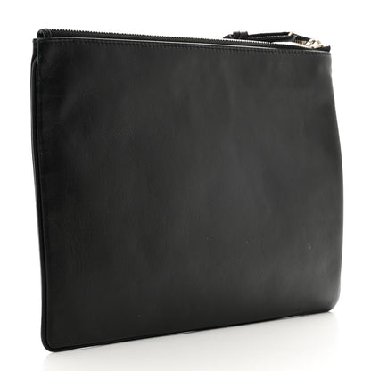 Christian Dior x KAWS Calfskin Bee Pouch Black Yellow 3 of 7