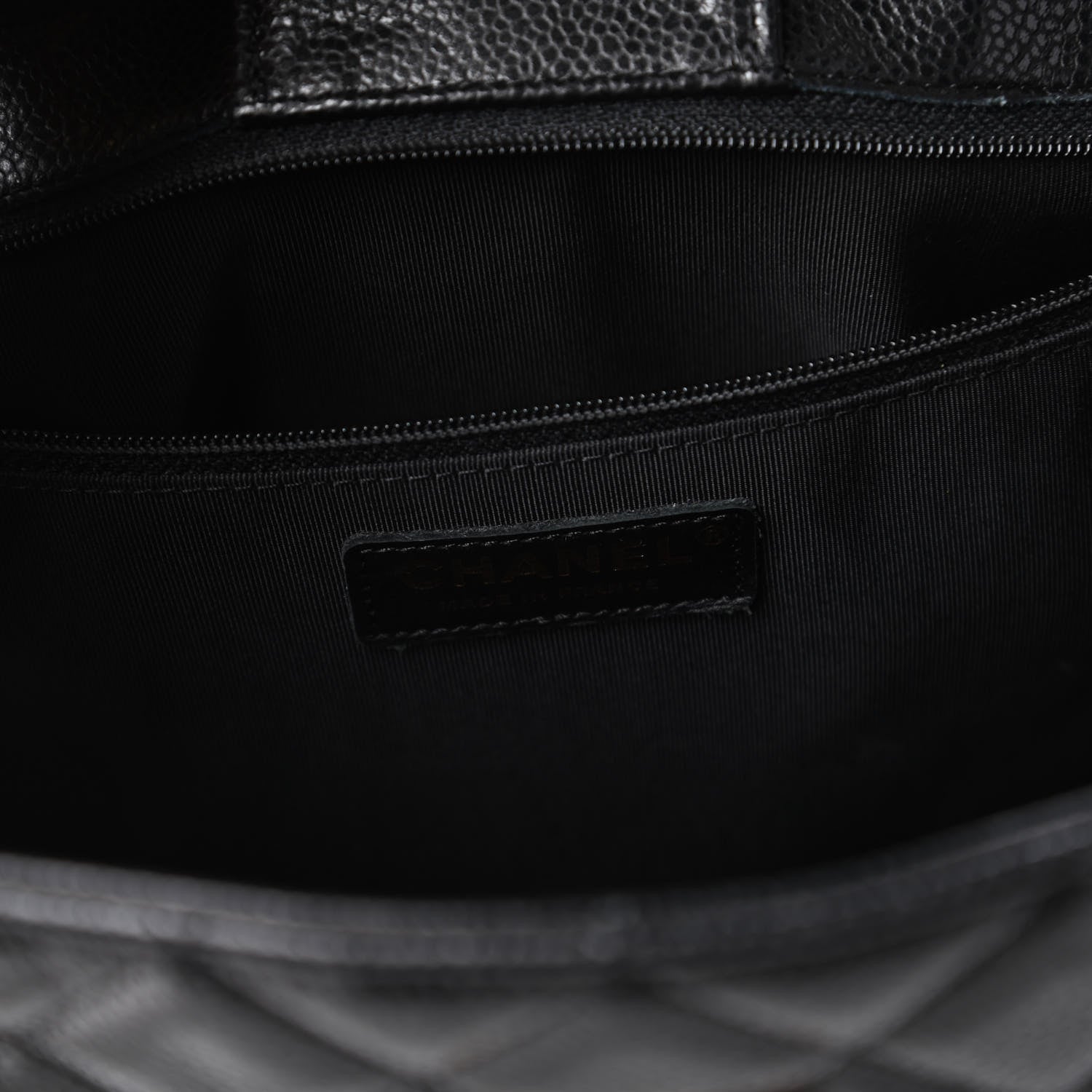 Chanel Caviar Quilted Large Shopping Tote Black 8 of 11