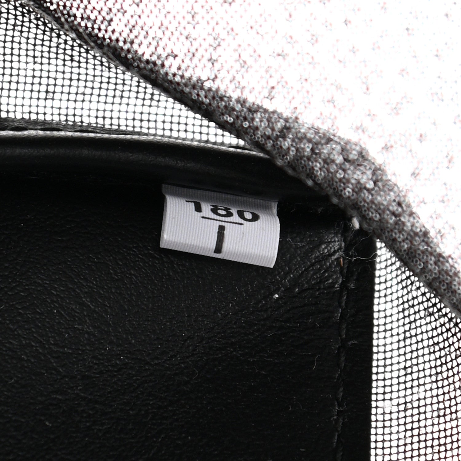 Prada Sequin Mesh Tote Bag Black 8 of 11