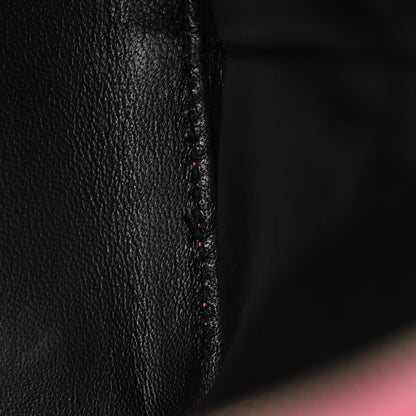 Balenciaga Signature Grained Calfskin Logo M Ville Top Handle Bag Rose Bubblegum Black 11 of 11