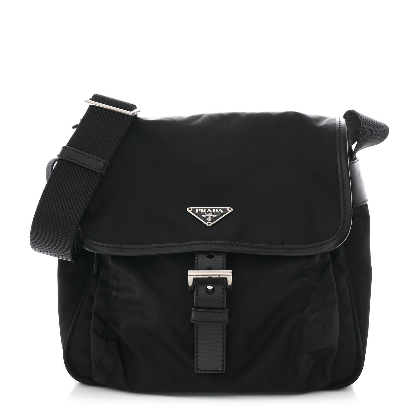 Nylon Vela Messenger Black