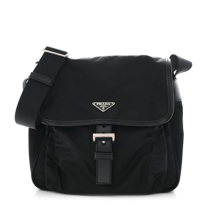 Prada Nylon Vela Messenger Black 1 of 10