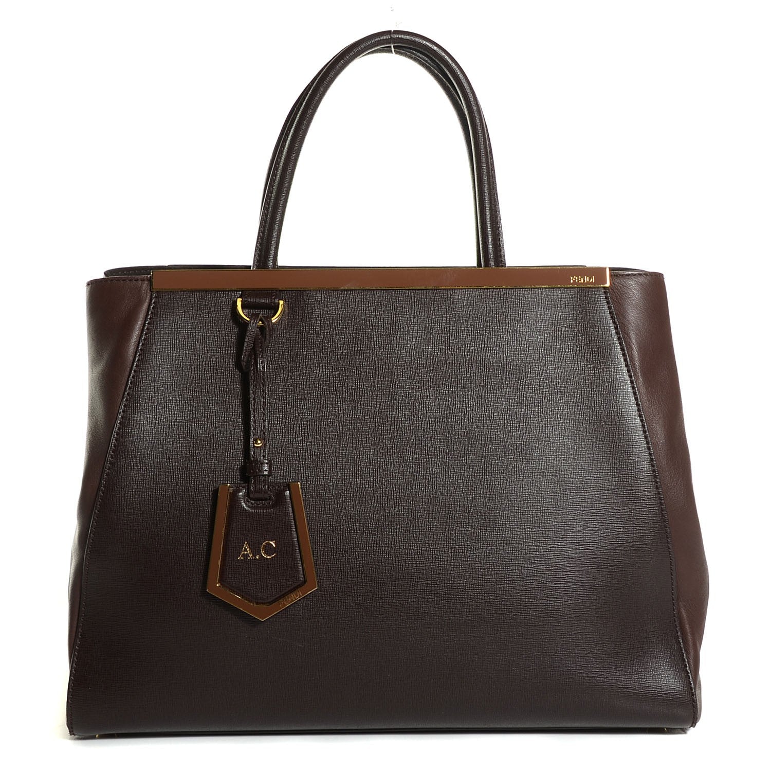 Fendi Vitello Elite Medium 2Jours Tote 1 of 10