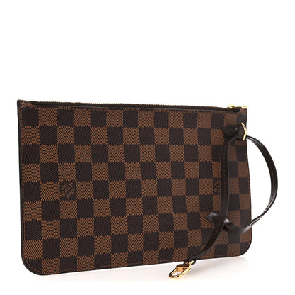 Louis Vuitton Damier Ebene Neverfull MM GM Pochette 3 of 7